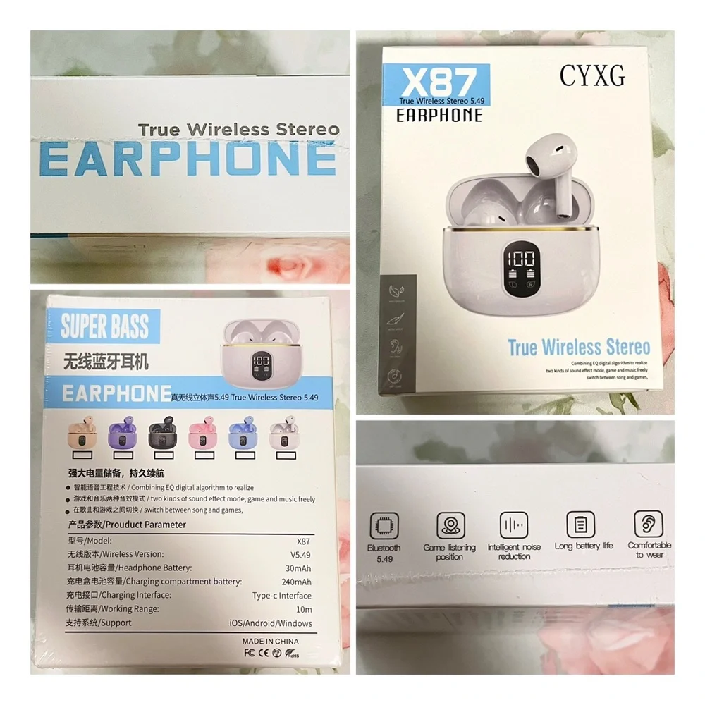 NEW X87 True Wireless Stereo Earbuds